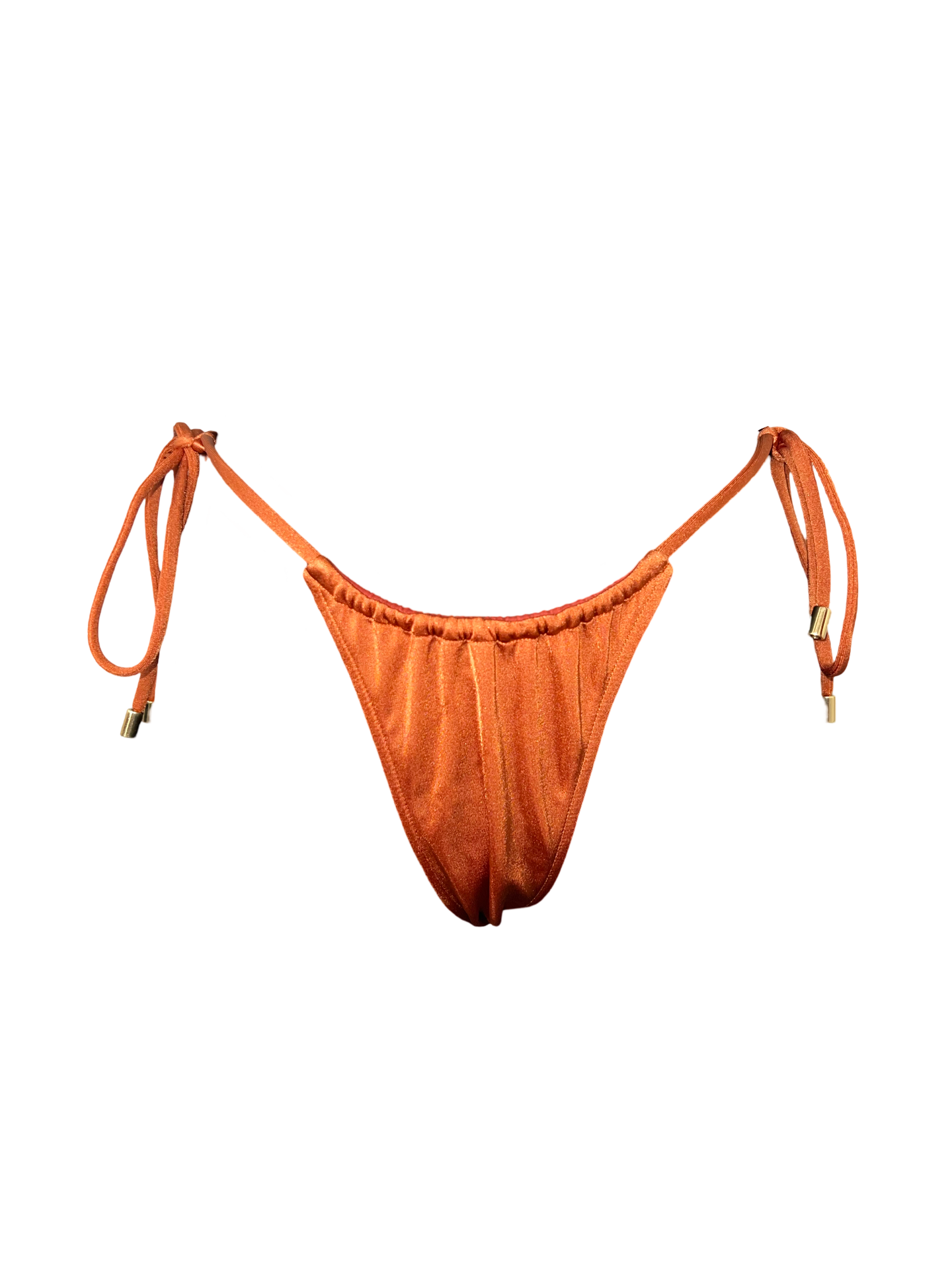 The Classic String Bikini Bottom - Burnt Orange