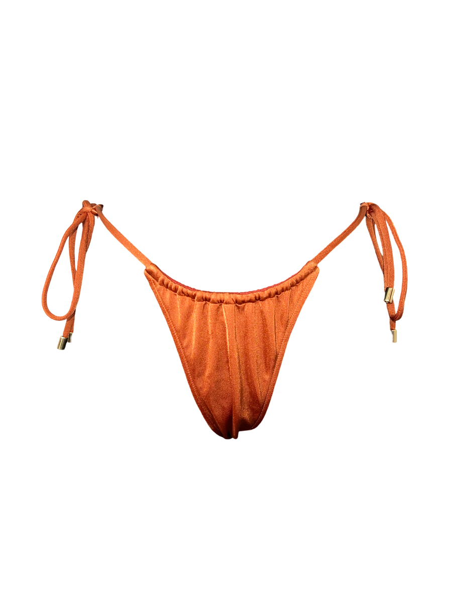 The Classic String Bikini Bottom - Burnt Orange