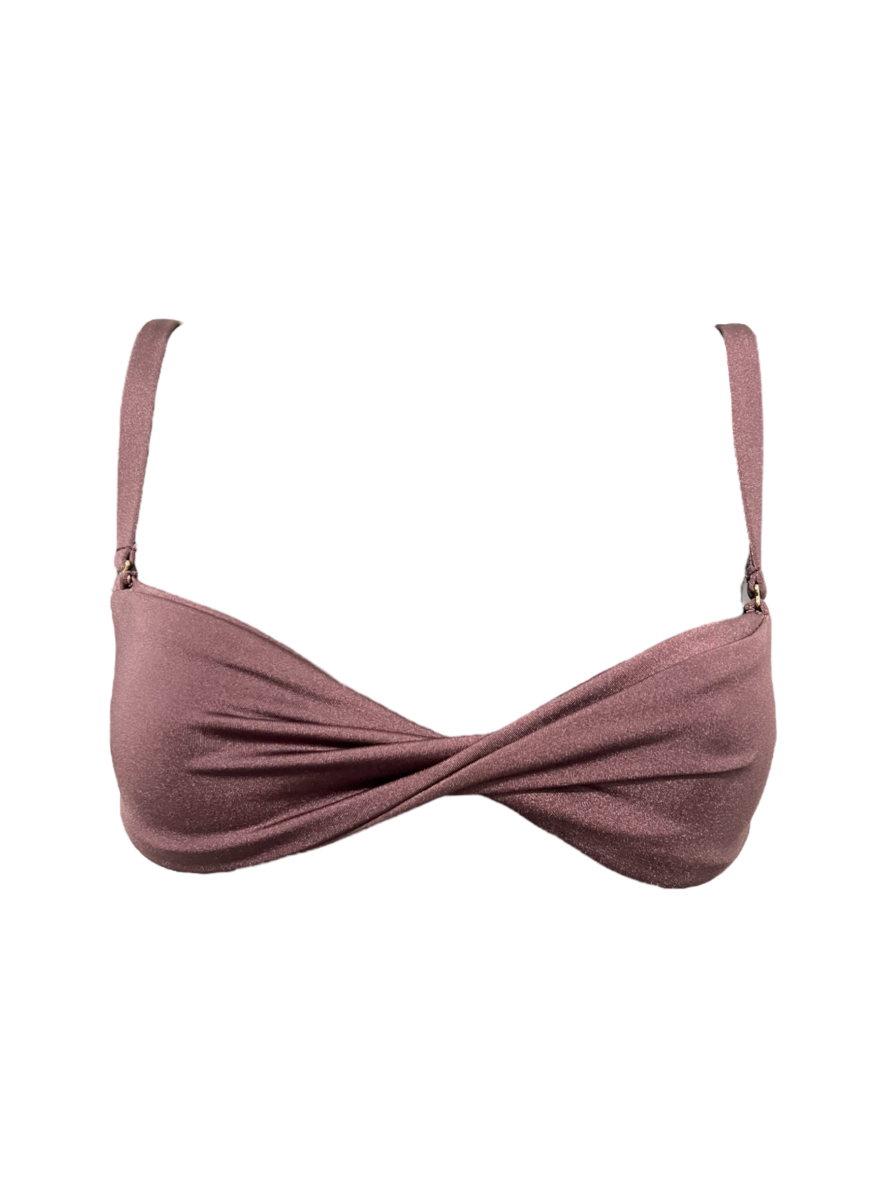 The Classic Bandeau Bikini Top - Espresso