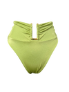 green high waist bikini bottom