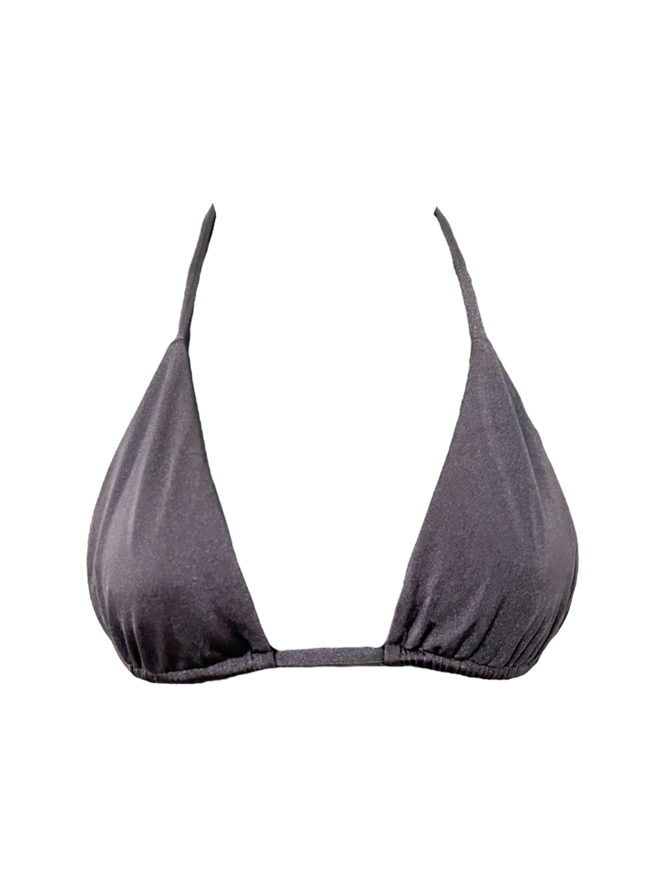 The Classic Triangle Bikini Top  - Black