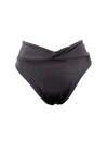 The Classic High Waist Bikini Bottom - Black