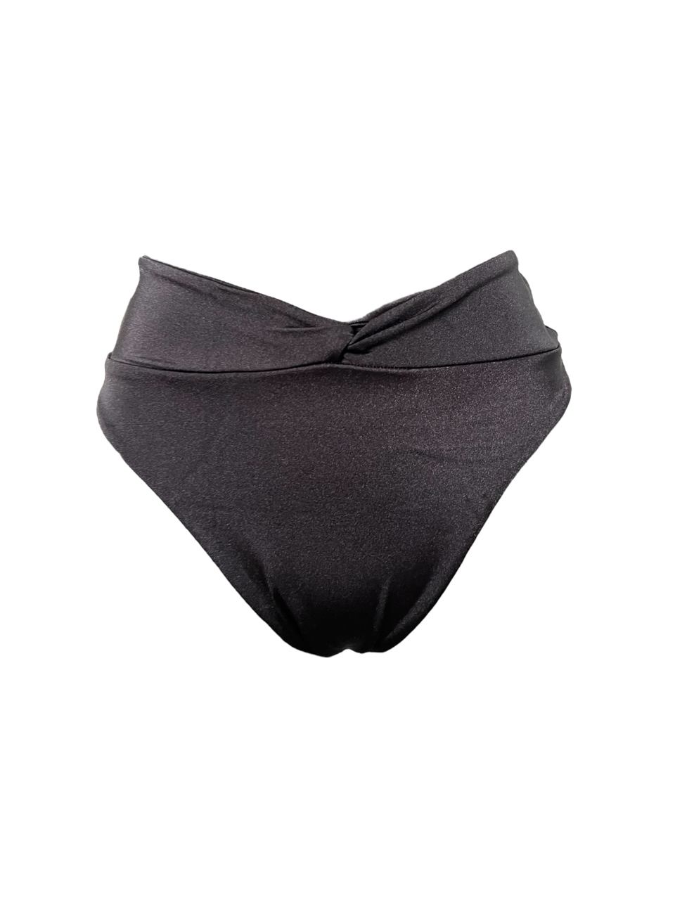 The Classic High Waist Bikini Bottom - Black