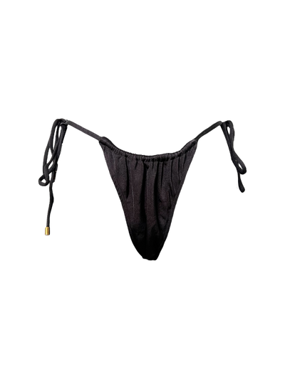 The Classic String Bikini Bottom - Black