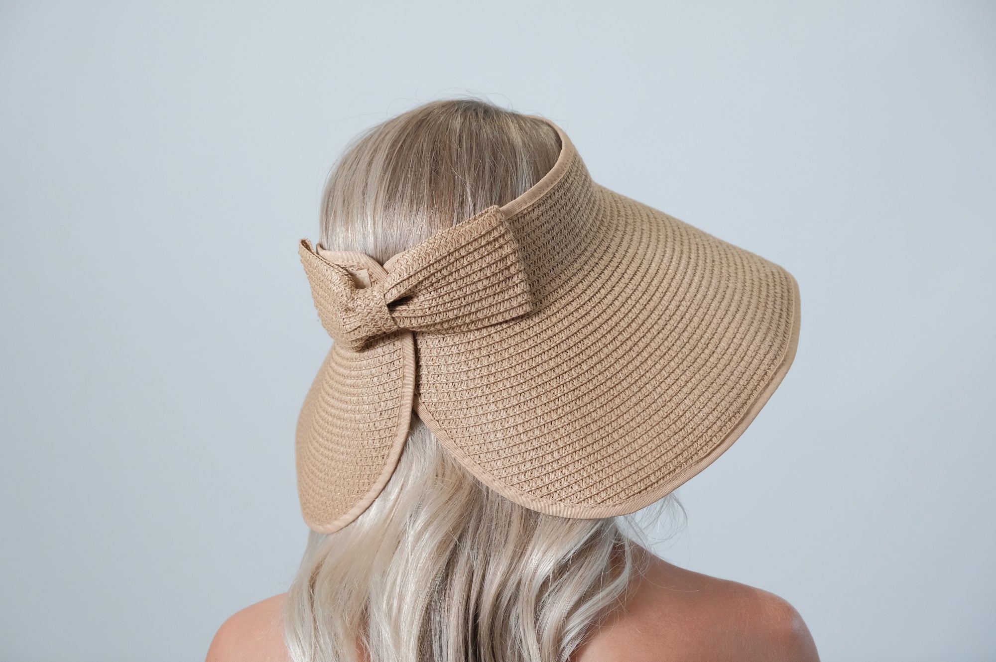 Khaki Wide Brim Visor